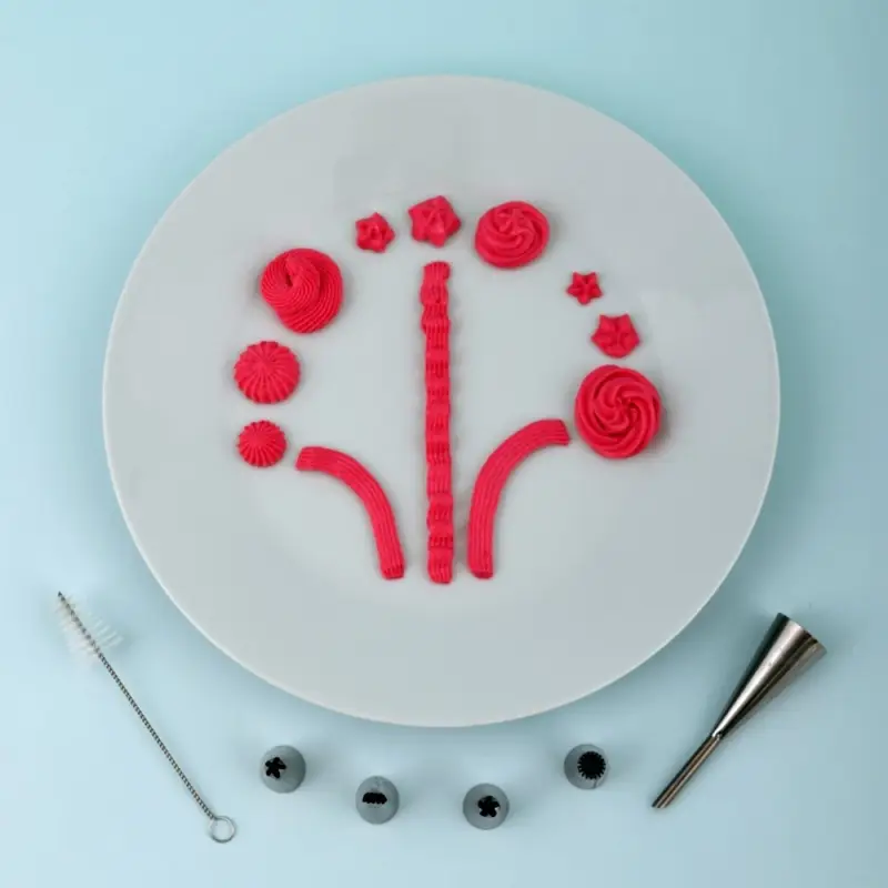 Насадки кондитерские с ершиком 6 предметов Насадки кондитерские с ершиком 6 предметов