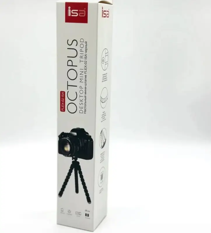 Настольный мини-штатив ISA FLEX-02 Настольный мини-штатив ISA FLEX-02