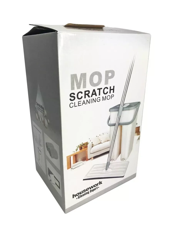 Комплект швабра и ведро с отжимом Комплект швабра и ведро с отжимом