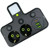 Сетевой фильтр с 2 USB и Type - C Сетевой фильтр с 2 USB и Type - C