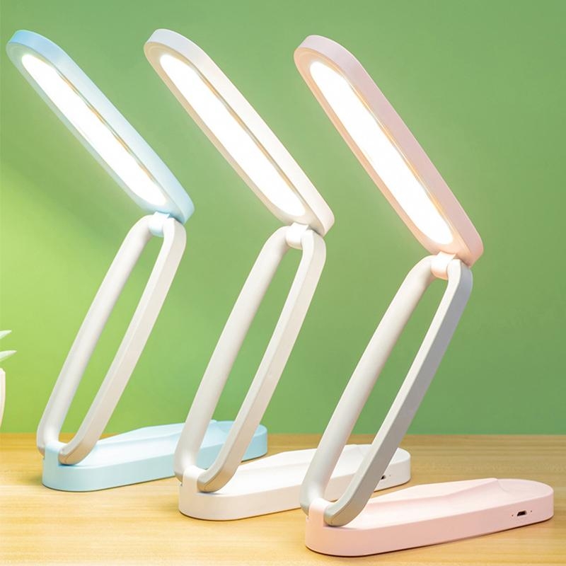 Складная LED настольная лампа с аккумулятором (цвет в ассортименте) Складная LED настольная лампа с аккумулятором (цвет в ассортименте)