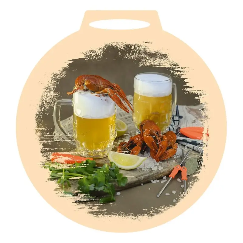 Доска разделочная Пивные традиции 26см Доска разделочная Пивные традиции 26см