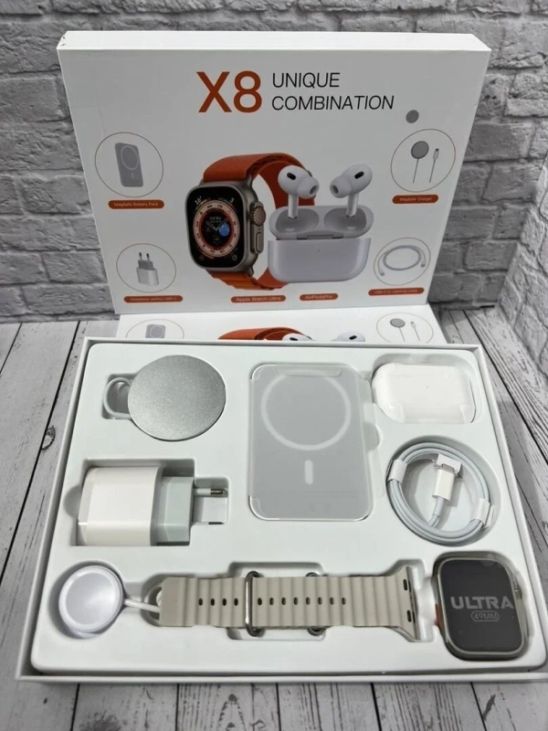 Набор X8 UNIQUE COMBINATION  6в1 серый Набор X8 UNIQUE COMBINATION  6в1 серый