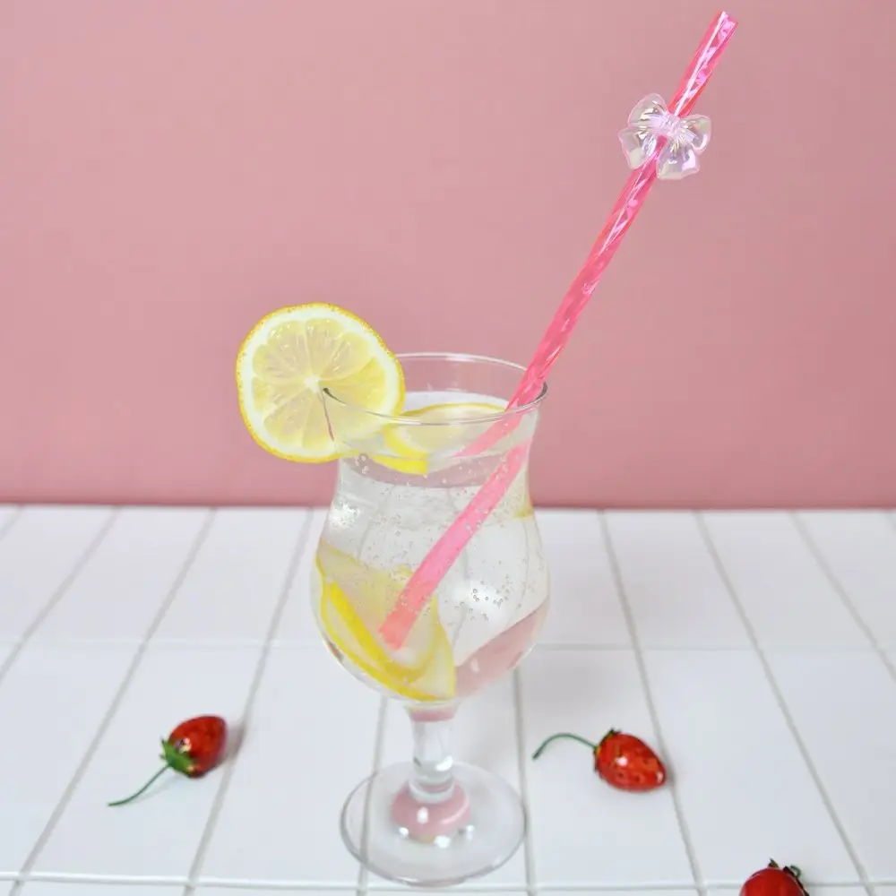 Трубочки для коктейля Бантики 4 шт Трубочки для коктейля Бантики 4 шт