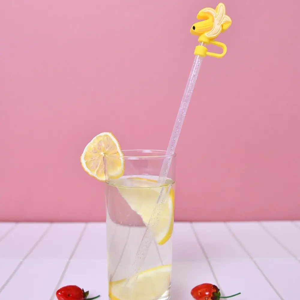 Колпачки для коктейльных трубочек Фруктик 4 шт Колпачки для коктейльных трубочек Фруктик 4 шт