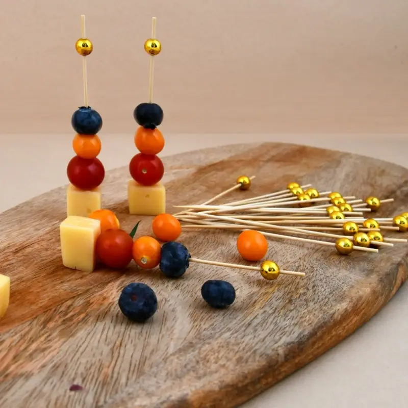 Шпажки для канапе Бусинки 24 шт