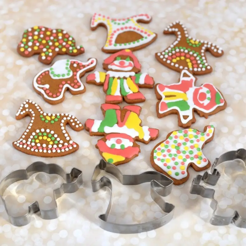 Форма для печенья, набор 3 шт, "Цирк"