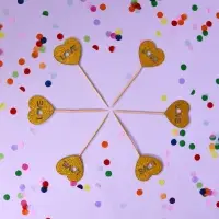 Топпер Любовь 6шт Топпер Любовь 6шт