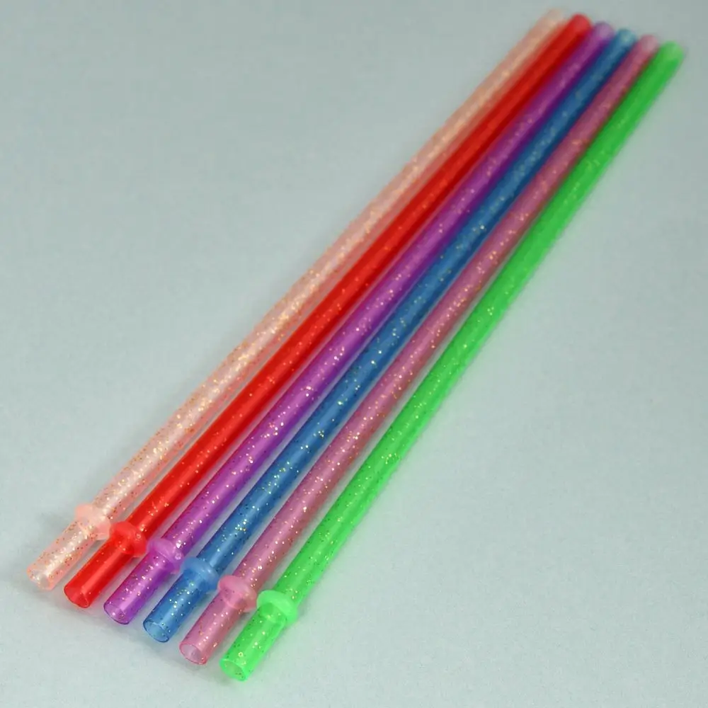 Трубочки для коктейля Блестки 6 шт Трубочки для коктейля Блестки 6 шт