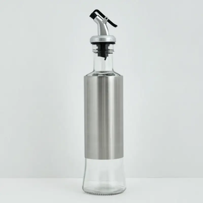 Бутылка для масла с дозатором Металлик объем 300 мл Бутылка для масла с дозатором Металлик объем 300 мл