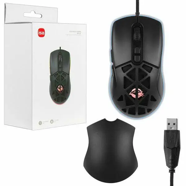 Мышь игровая проводная с подсветкой GM-5 ISA Мышь игровая проводная с подсветкой GM-5 ISA