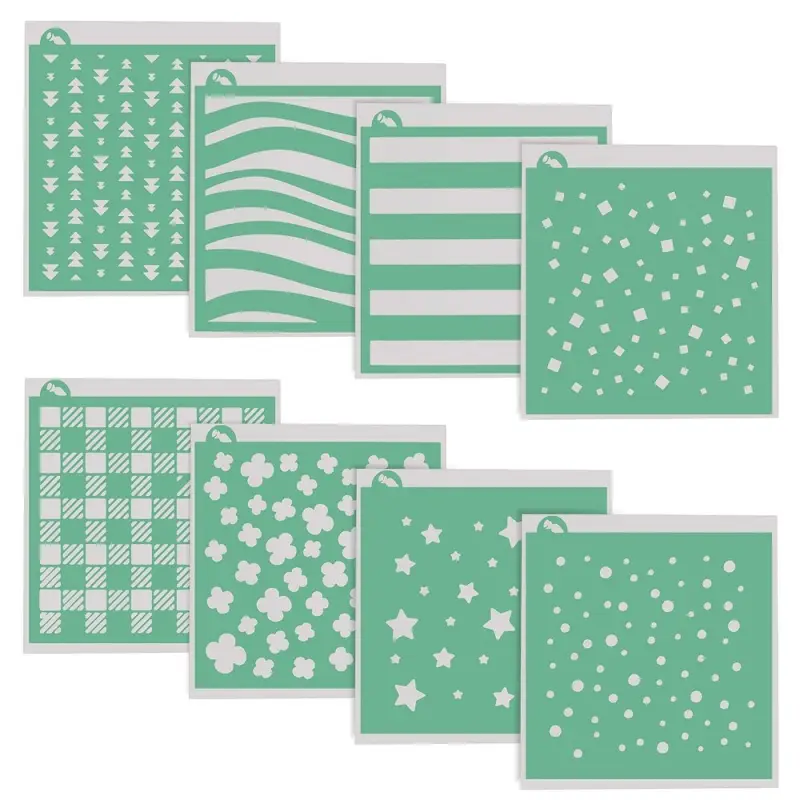 Трафарет для выпечки Мозаика 8 шт Трафарет для выпечки Мозаика 8 шт