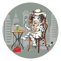 Подставка под горячее Тигр Кайфолов диаметр 20 см (ассортимент) Подставка под горячее Тигр Кайфолов диаметр 20 см (ассортимент)