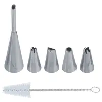 Насадки кондитерские с ершиком 6 предметов Насадки кондитерские с ершиком 6 предметов