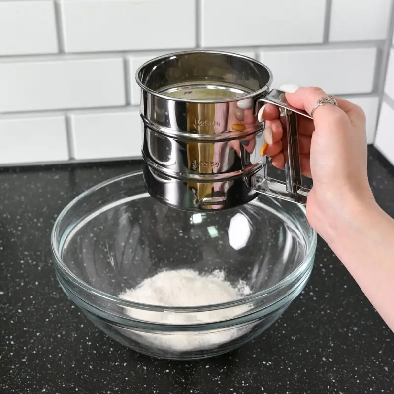 Сито кружка для муки диаметр 10см 250мл Сито кружка для муки диаметр 10см 250мл