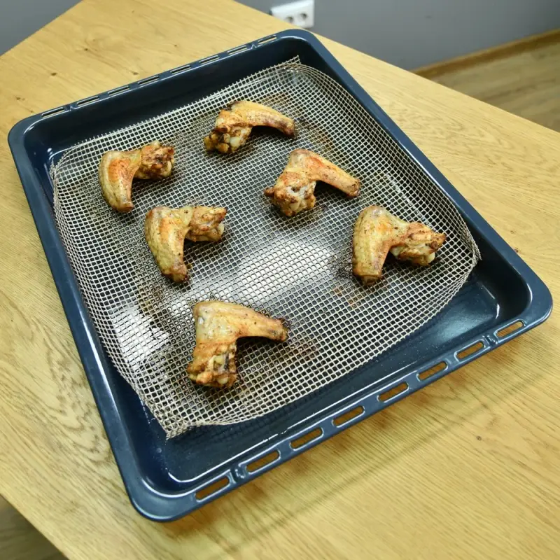 Сетка-корзинка для духовки, фритюра и барбекю, 33х33х2,5см