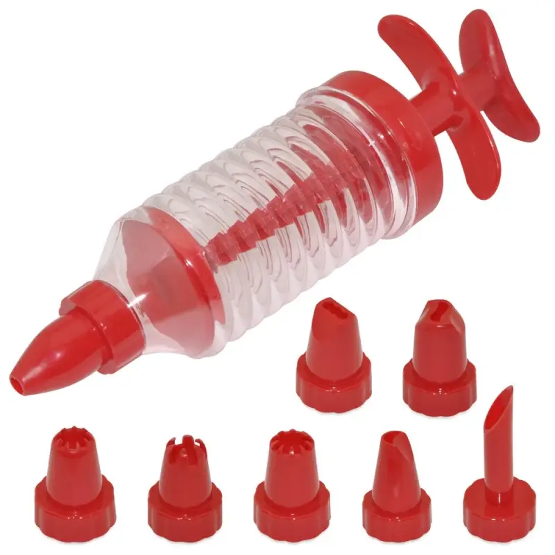 Декоратор для крема с 8 насадками (ассортимент) Декоратор для крема с 8 насадками (ассортимент)