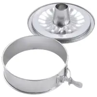 Кулинарная форма для выпечки кексов и тортов, разъемная из 3-х частей, 15,5х5 см