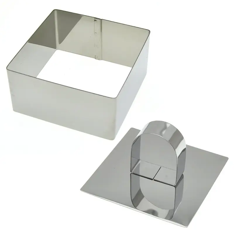 Кулинарная форма "Квадрат" с крышкой-прессом