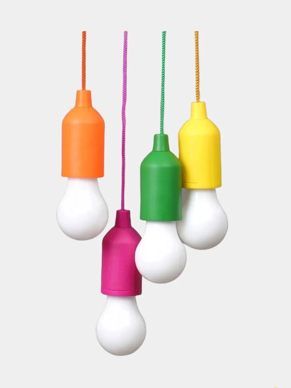 Лампочка-фонарик переносная (цвет в ассортименте) Лампочка-фонарик переносная (цвет в ассортименте)