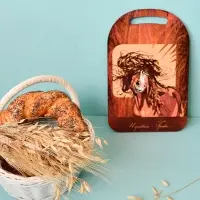 Доска разделочная Игривая грива 29х18см (ассортимент) Доска разделочная Игривая грива 29х18см (ассортимент)