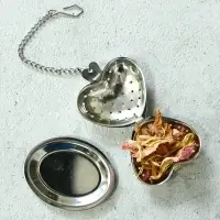 Ситечко для чая Сердце с подставкой Ситечко для чая Сердце с подставкой