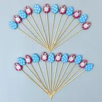 Шпажки для канапе Пасхальные яйца 24 шт Шпажки для канапе Пасхальные яйца 24 шт