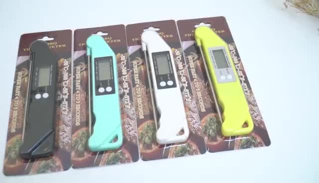 Складной кулинарный термометр со щупом (цвет в ассортименте) Складной кулинарный термометр со щупом (цвет в ассортименте)