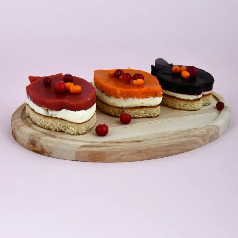 Форма для выпечки Форма для выпечки "Фрукты", набор 3 шт