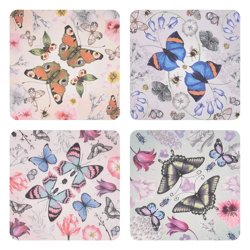 Подставка под горячее Бабочки 14х14см (ассортимент) Подставка под горячее Бабочки 14х14см (ассортимент)