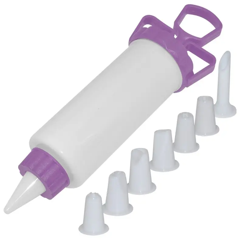 Декоратор для крема с 8 насадками (ассортимент) Декоратор для крема с 8 насадками (ассортимент)