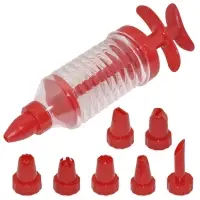 Декоратор для крема с 8 насадками (ассортимент) Декоратор для крема с 8 насадками (ассортимент)