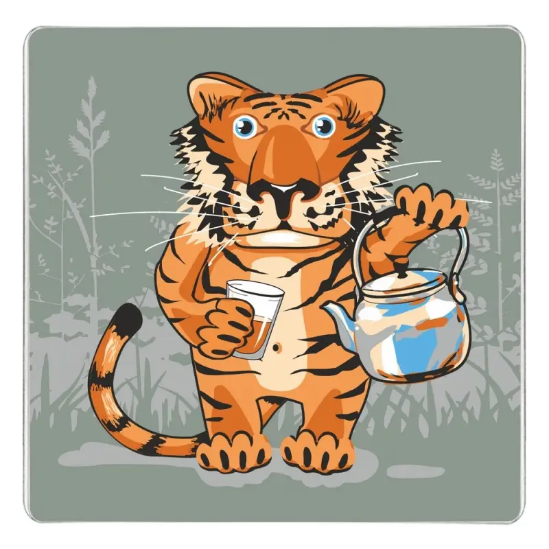 Доска разделочная Тигр Кайфолов 18х18 см (ассортимент) Доска разделочная Тигр Кайфолов 18х18 см (ассортимент)