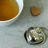 Ситечко для чая Сердце с подставкой Ситечко для чая Сердце с подставкой