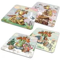 Доска разделочная Дракон весельчак 18х18 см (ассортимент) Доска разделочная Дракон весельчак 18х18 см (ассортимент)