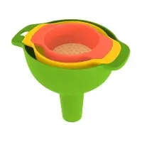 Воронки набор 3шт диаметр 6см 8см 9,5см Воронки набор 3шт диаметр 6см 8см 9,5см