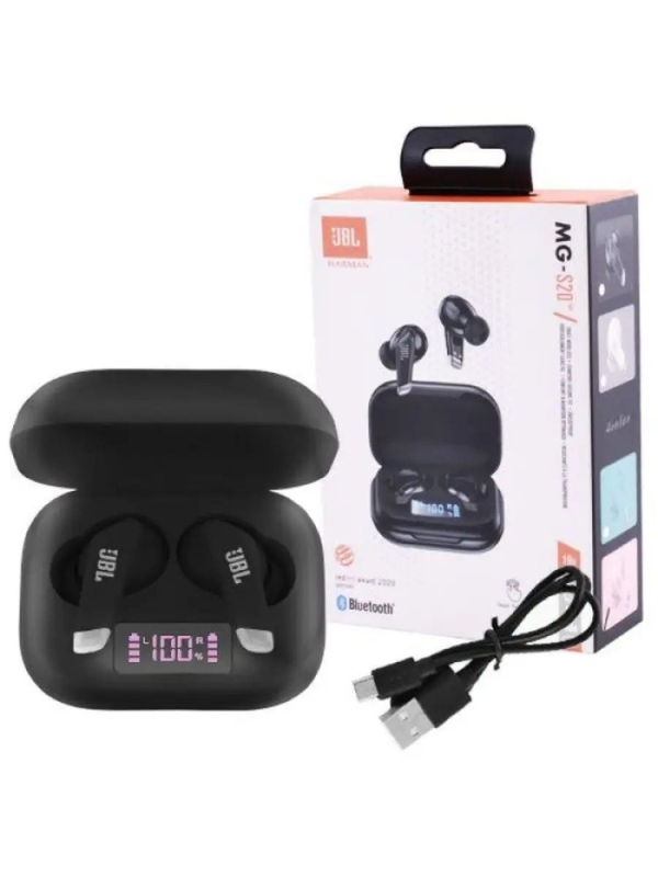 Наушники беспроводные MG-S20 с микрофоном, черный Наушники беспроводные MG-S20 с микрофоном, черный