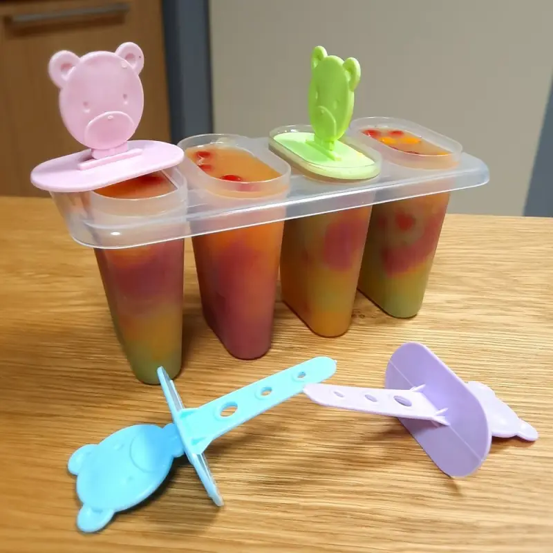 Формы для мороженого Мишки 4 ячейки Формы для мороженого Мишки 4 ячейки