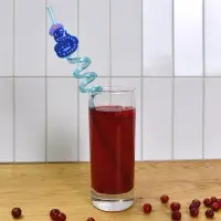 Трубочки для коктейля Змейка Чародейка 3 шт Трубочки для коктейля Змейка Чародейка 3 шт