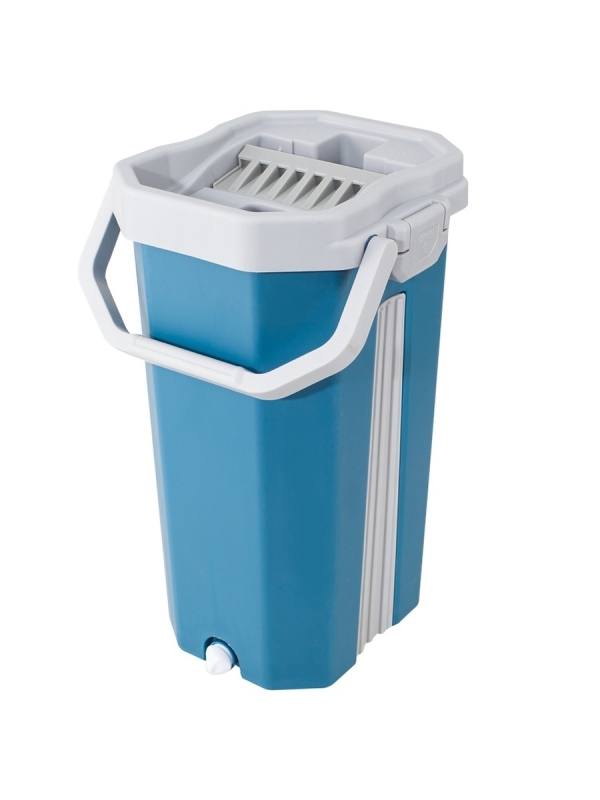 Швабра с вертикальным отжимом и ведром Швабра с вертикальным отжимом и ведром