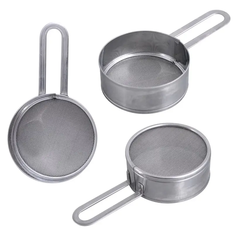 Сито для сахарной пудры и какао Мини диаметр 6 см Сито для сахарной пудры и какао Мини диаметр 6 см