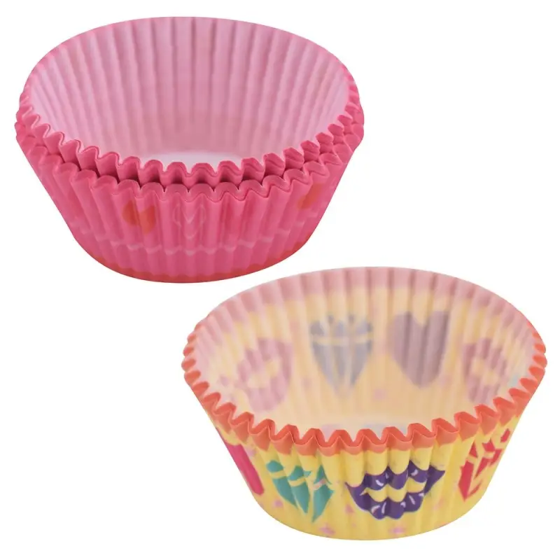 Форма для выпечки, набор 50 шт, диаметр 7-5см