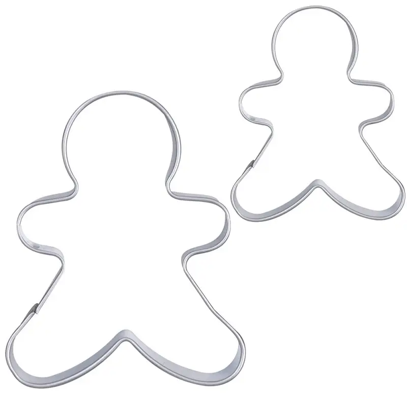 Форма для печенья, набор 2 шт "Пряничный человечек"