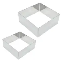 Форма для выпечки "Квадрат", набор 2 шт