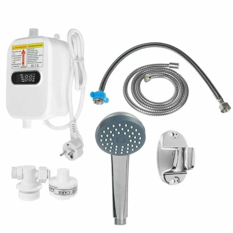 Водонагреватель проточный с душем Водонагреватель проточный с душем