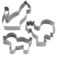 Форма для печенья, набор 3 шт, "Домашние питомцы"