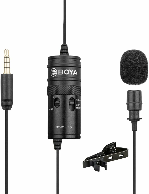 BOYA BY-M1 Pro всенаправленный петличный микрофон BOYA BY-M1 Pro всенаправленный петличный микрофон