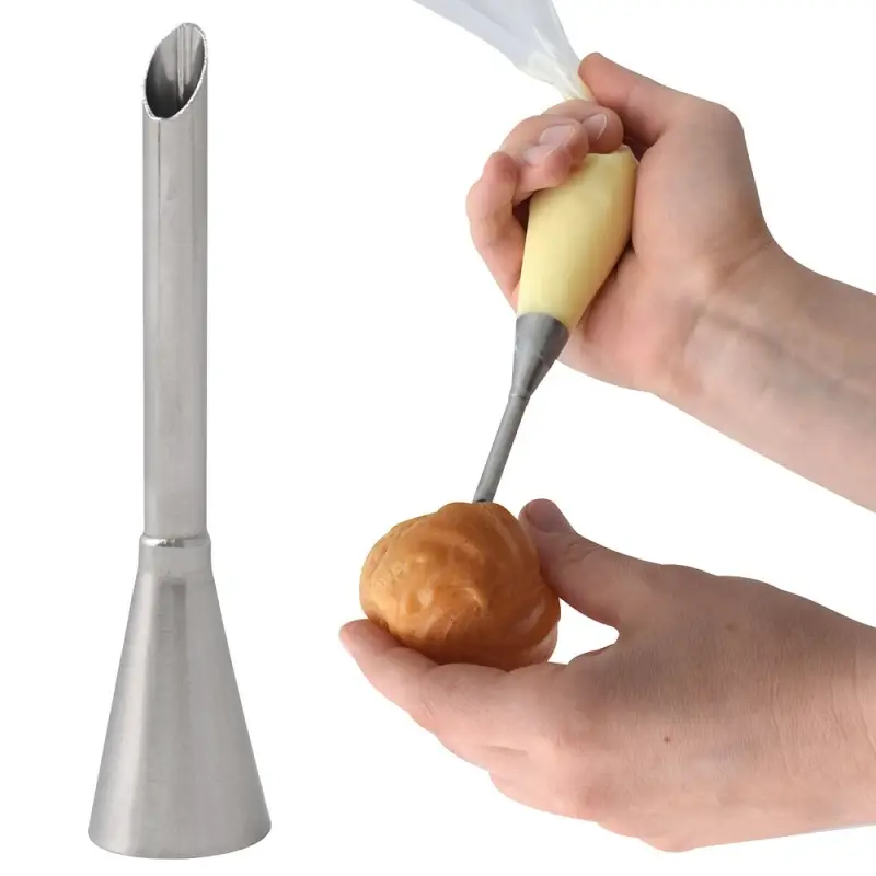 Насадка кондитерская для эклеров и профитролей 95х28мм Насадка кондитерская для эклеров и профитролей 95х28мм