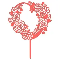 Топпер для украшения Сердце Топпер для украшения Сердце