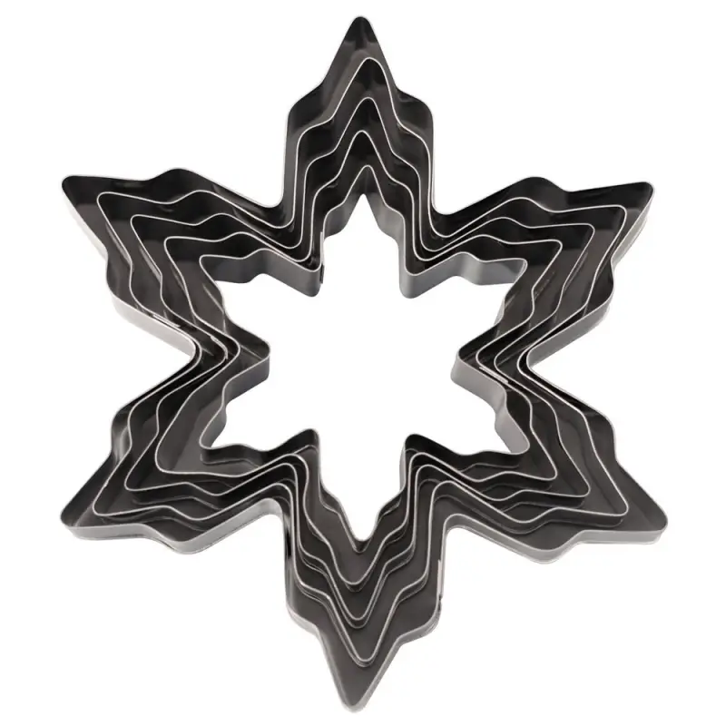 Набор кулинарных форм Снежинки 5 шт Набор кулинарных форм Снежинки 5 шт